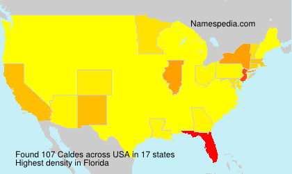 Surname Caldes in USA Surname Caldes in USA
