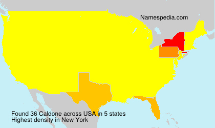 Surname Caldone in USA Surname Caldone in USA
