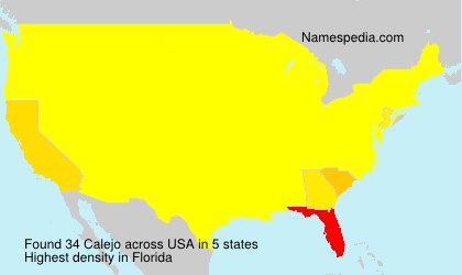 Surname Calejo in USA Surname Calejo in USA