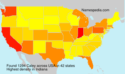 Surname Caley in USA Surname Caley in USA