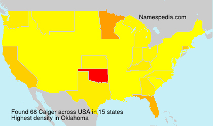 Surname Calger in USA Surname Calger in USA