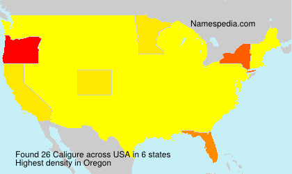Surname Caligure in USA Surname Caligure in USA
