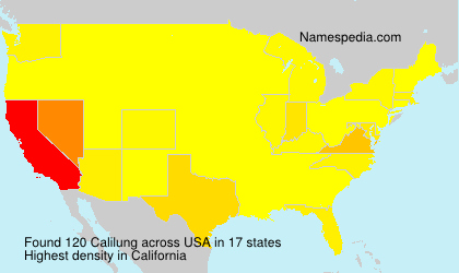 Surname Calilung in USA Surname Calilung in USA