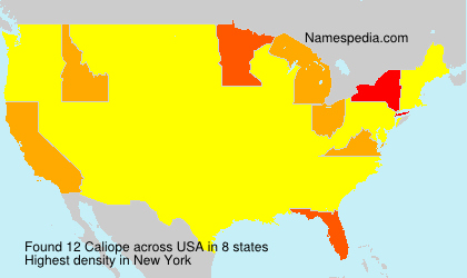 Surname Caliope in USA Surname Caliope in USA