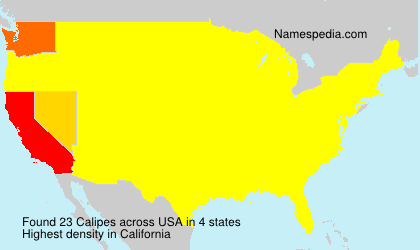 Surname Calipes in USA Surname Calipes in USA