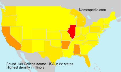 Surname Callans in USA Surname Callans in USA