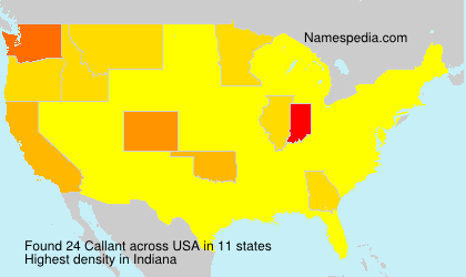 Surname Callant in USA Surname Callant in USA