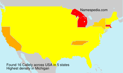 Surname Callely in USA Surname Callely in USA