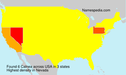 Surname Calnea in USA Surname Calnea in USA