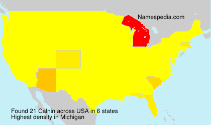 Surname Calnin in USA Surname Calnin in USA