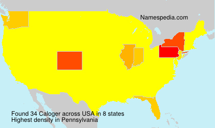 Surname Caloger in USA Surname Caloger in USA
