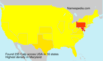 Surname Calp in USA Surname Calp in USA
