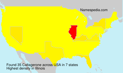 Surname Caltagerone in USA Surname Caltagerone in USA