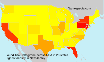 Surname Caltagirone in USA Surname Caltagirone in USA
