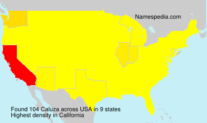 Surname Caluza in USA Surname Caluza in USA