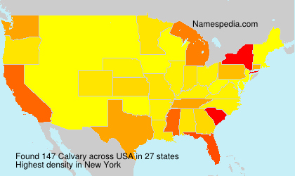 Surname Calvary in USA Surname Calvary in USA