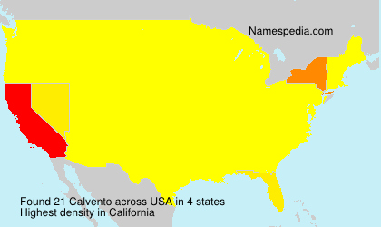 Surname Calvento in USA Surname Calvento in USA