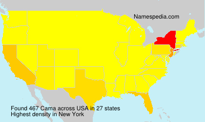Surname Cama in USA Surname Cama in USA