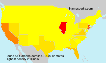 Surname Camana in USA Surname Camana in USA