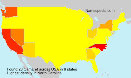 Surname Camaret in USA Surname Camaret in USA