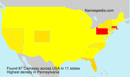 Surname Camasso in USA Surname Camasso in USA