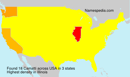Surname Camatti in USA Surname Camatti in USA