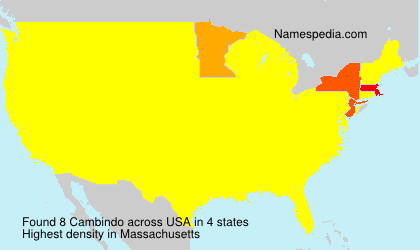 Surname Cambindo in USA Surname Cambindo in USA