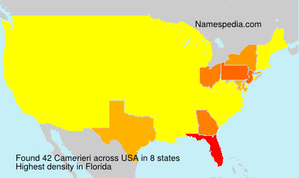 Surname Camerieri in USA Surname Camerieri in USA