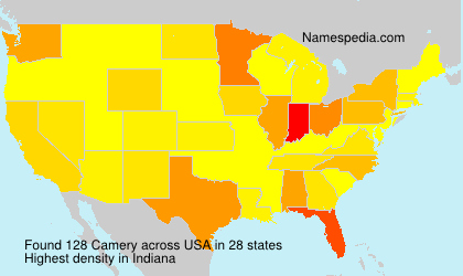 Surname Camery in USA Surname Camery in USA