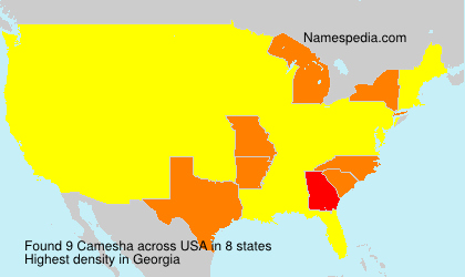 Surname Camesha in USA Surname Camesha in USA