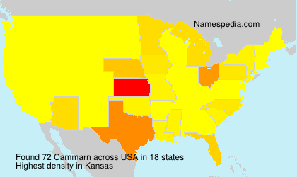 Surname Cammarn in USA Surname Cammarn in USA
