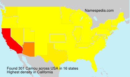 Surname Camou in USA Surname Camou in USA