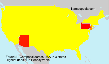 Surname Campacci in USA Surname Campacci in USA