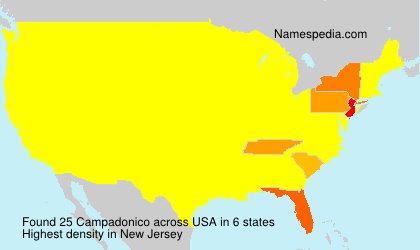 Surname Campadonico in USA Surname Campadonico in USA