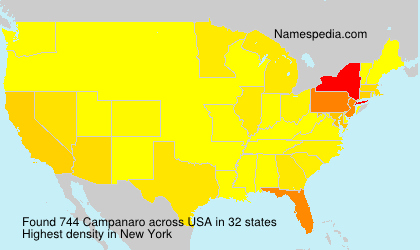 Surname Campanaro in USA Surname Campanaro in USA