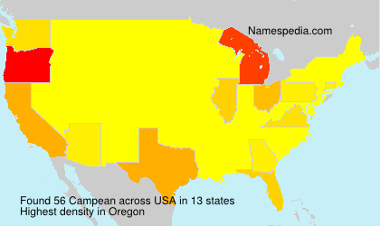 Surname Campean in USA Surname Campean in USA