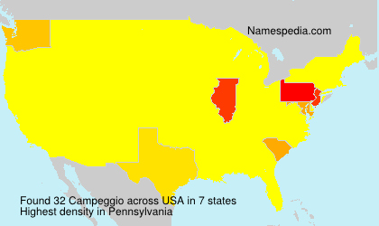 Surname Campeggio in USA Surname Campeggio in USA