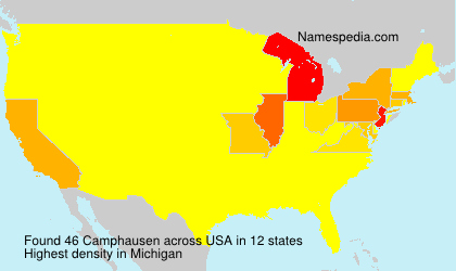 Surname Camphausen in USA Surname Camphausen in USA
