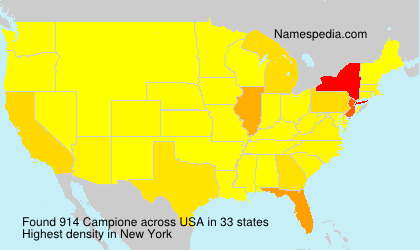 Surname Campione in USA Surname Campione in USA