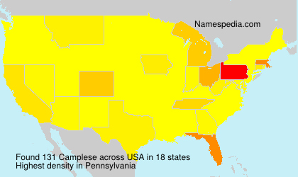 Surname Camplese in USA Surname Camplese in USA