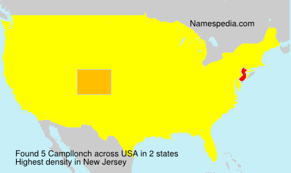 Surname Campllonch in USA Surname Campllonch in USA
