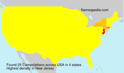 Surname Campolattano in USA Surname Campolattano in USA