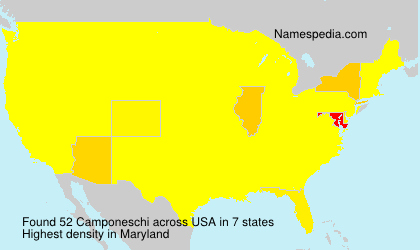 Surname Camponeschi in USA Surname Camponeschi in USA