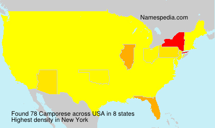 Surname Camporese in USA Surname Camporese in USA