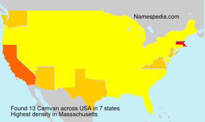 Surname Camvan in USA Surname Camvan in USA