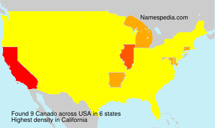 Surname Canado in USA Surname Canado in USA