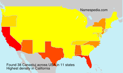 Surname Canastuj in USA Surname Canastuj in USA