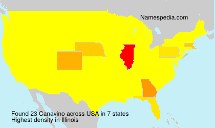 Surname Canavino in USA Surname Canavino in USA