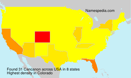 Surname Cancanon in USA Surname Cancanon in USA