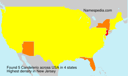 Surname Candelerio in USA Surname Candelerio in USA